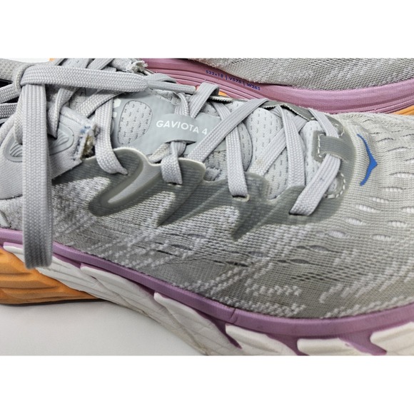 Hoka Shoes Womans Sz 7.5 One One Gaviota 4 Running Harbor Mist Sneakers Gray - Picture 3 of 13